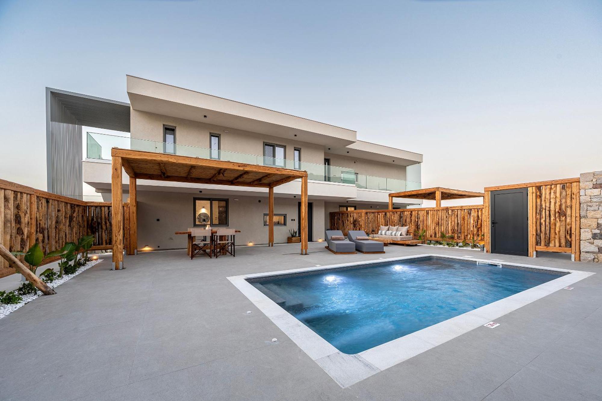 Апартаменты Mousonas Luxury Living Kampos  Экстерьер фото